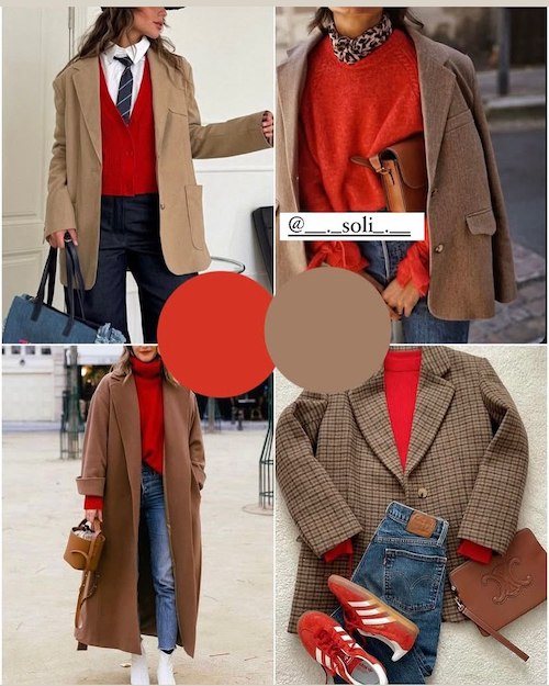 ترکیب رنگ استایل‌های بهاری