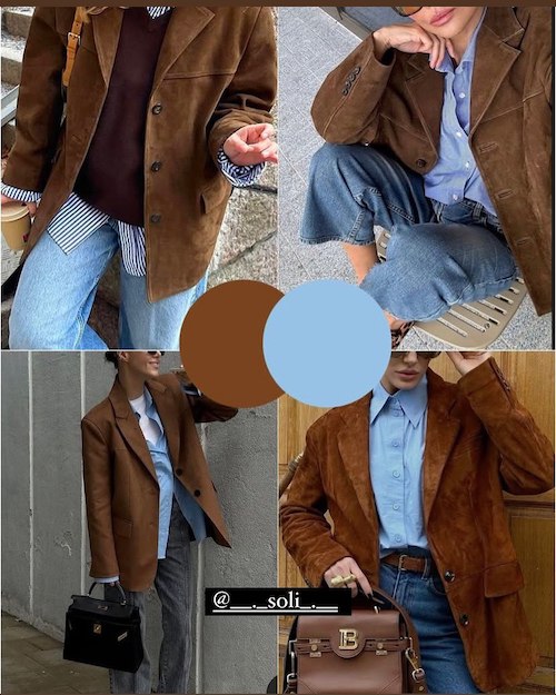 ترکیب رنگ استایل‌های بهاری