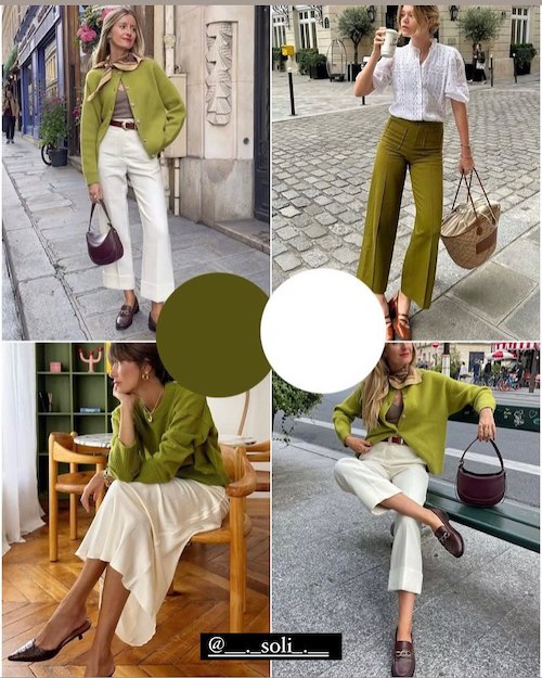 ترکیب رنگ استایل‌های بهاری