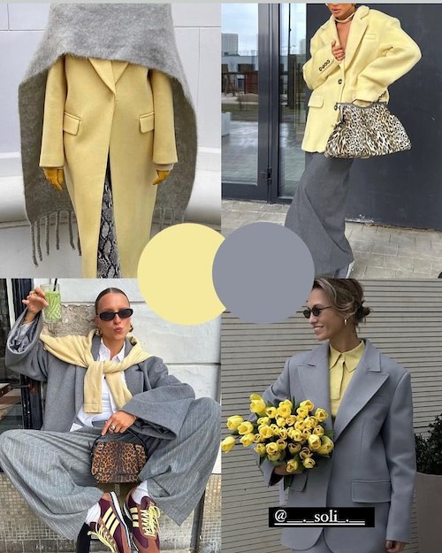 ترکیب رنگ استایل‌های بهاری