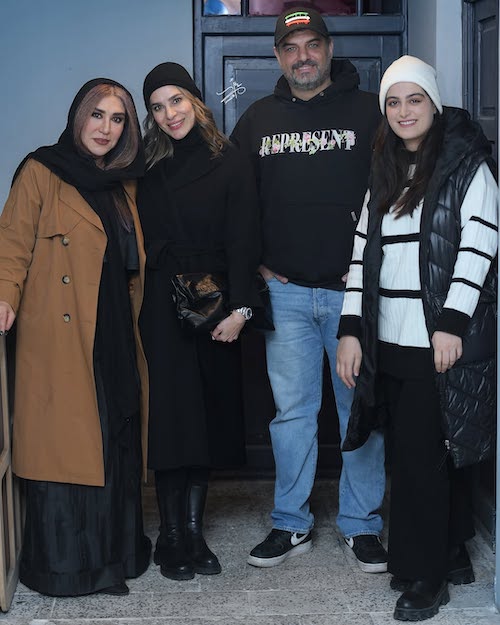 تیپ مشکی سحر دولتشاهی