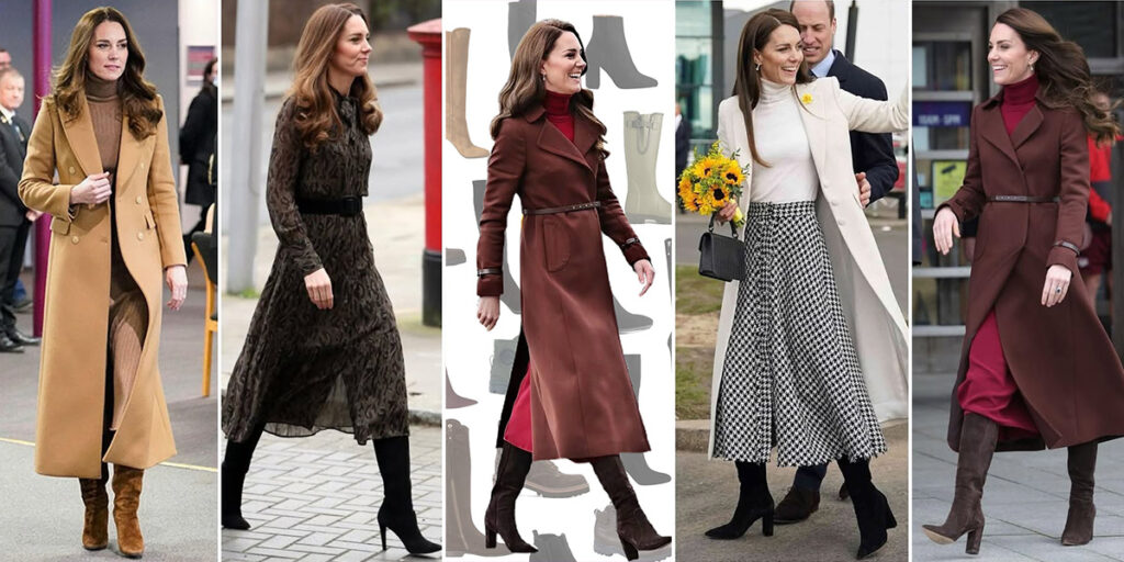 بوتهای بلند کیت میدلتون