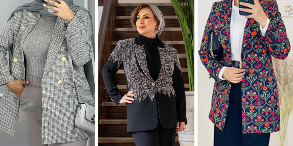 اسم مدل‌های مختلف کت زنانه را یاد بگیرید