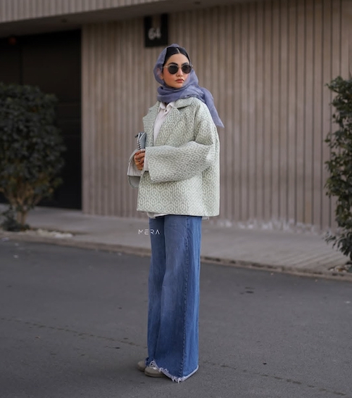 شال توری در استایل بهار ۱۴۰۴