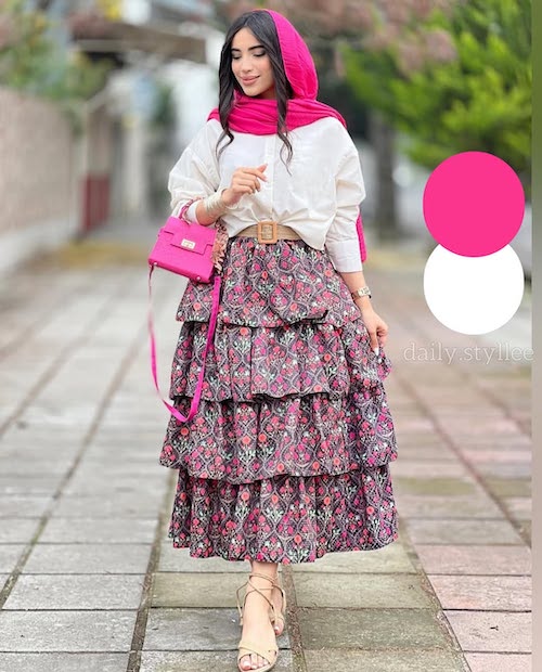 دامن‌ها در استایل‌های بهار و تابستان