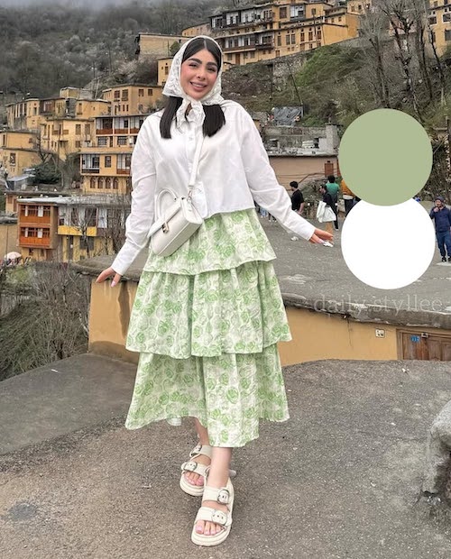 دامن‌ها در استایل‌های بهار و تابستان