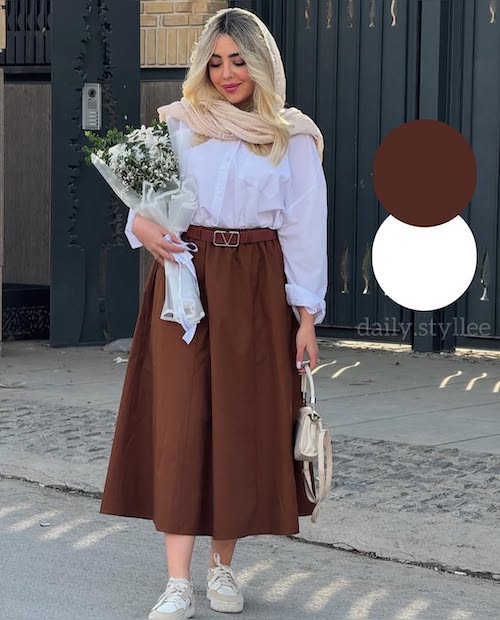 دامن‌ها در استایل‌های بهار و تابستان