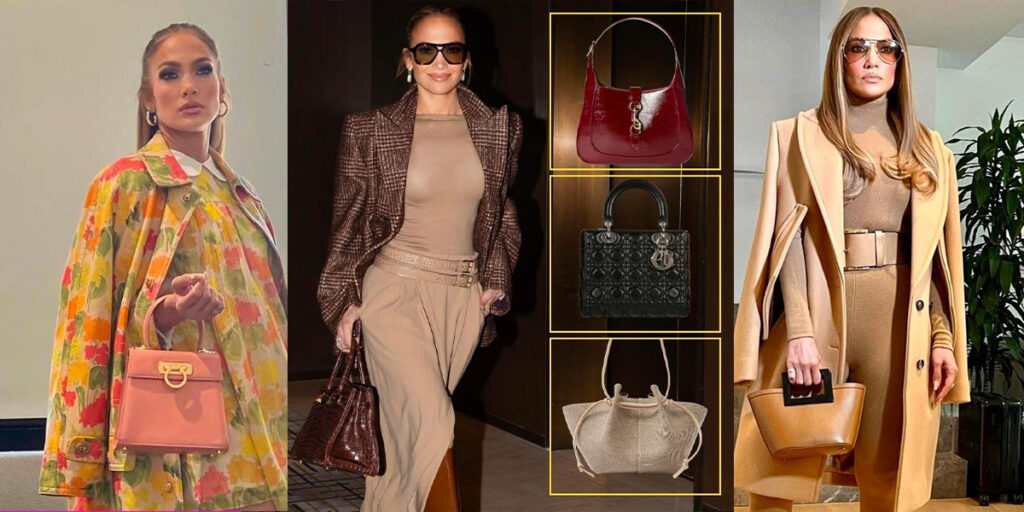 ۸ مدل کیف کم‌نظیر جنیفر لوپز که استایل او را تکمیل کردند