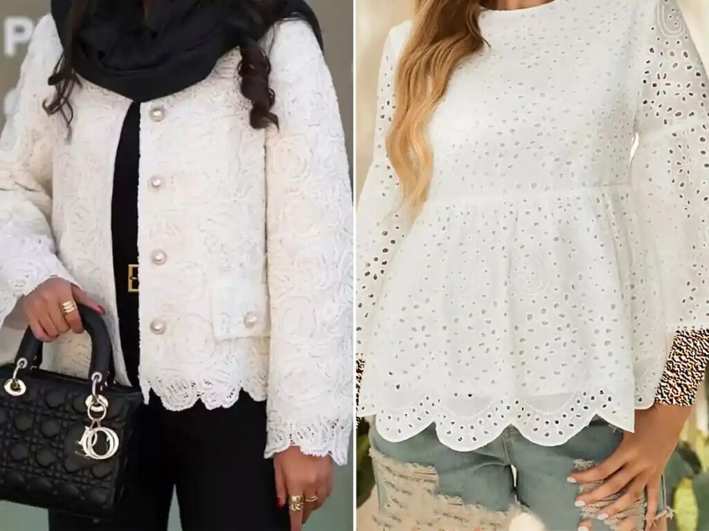 مانتو گیپور شیک و زیبا