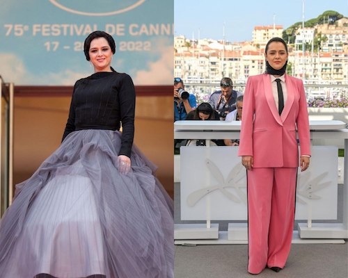 مقایسه استایل‌ پریناز و ترانه در جشنواره کن