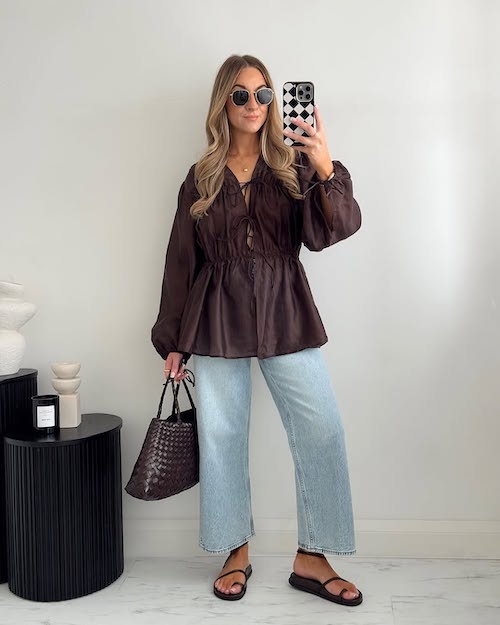 استایل کردن جین‌های کراپ