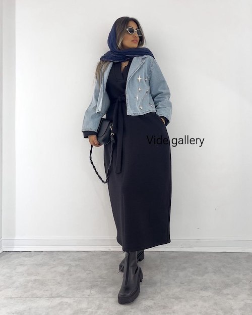 استایل تابستانی با کت جین و دامن