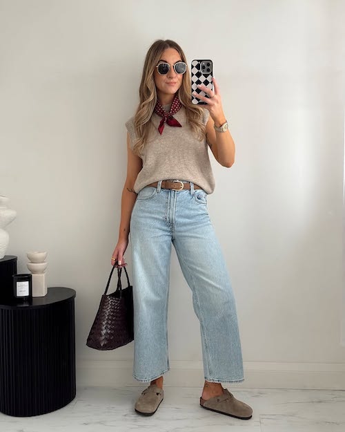 استایل کردن جین‌های کراپ