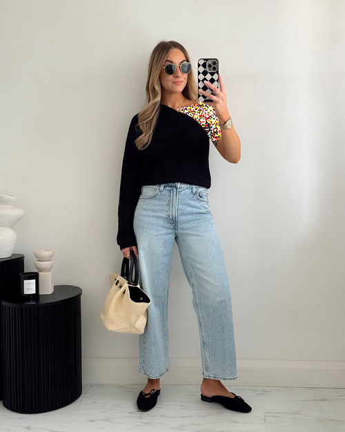 استایل کردن جین‌های کراپ