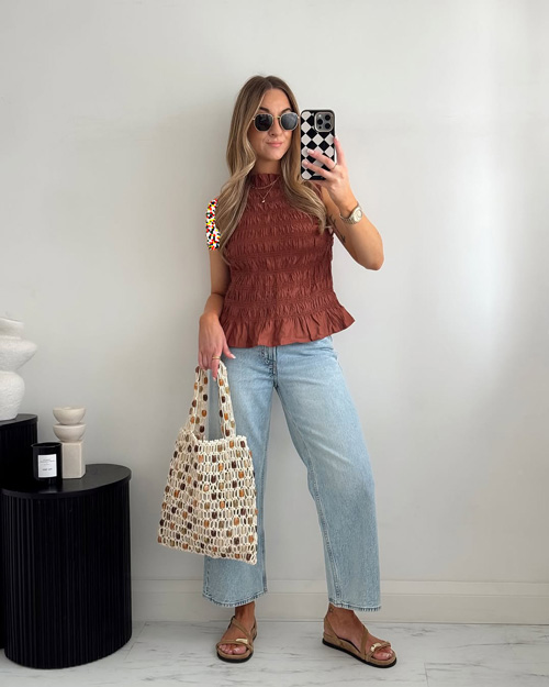 استایل کردن جین‌های کراپ