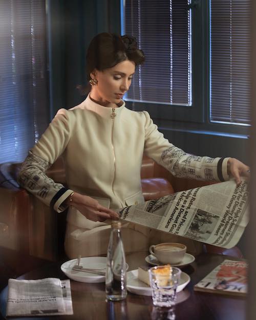 لاله مرزبان با میکاپ خاص