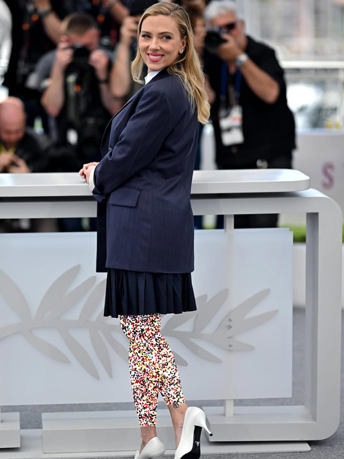 اسکارلت جوهانسون در مراسم فوتوکال کن جشنواره ۲۰۲۵