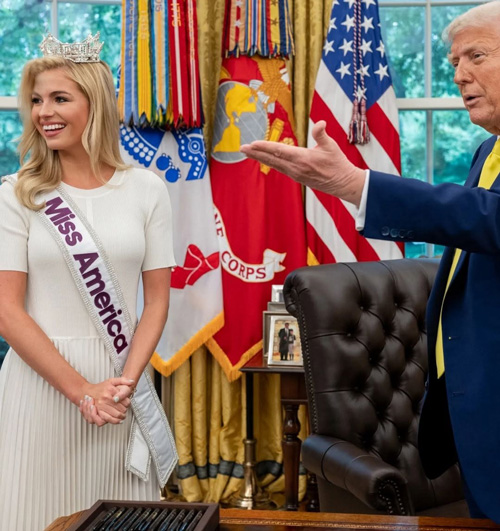 ابی استاکارد در کاخ سفید