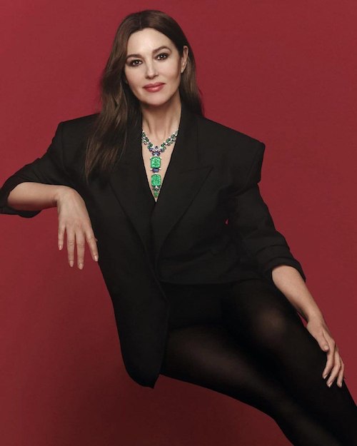 مونیکا بلوچی با جواهرات کارتیه