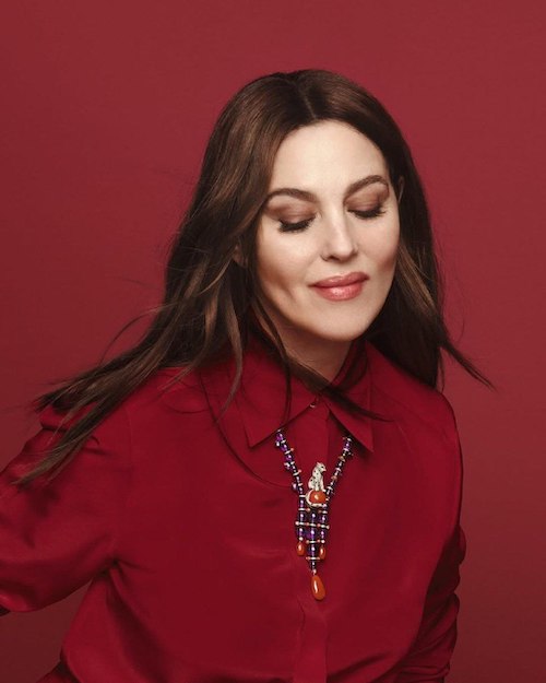 مونیکا بلوچی با جواهرات کارتیه