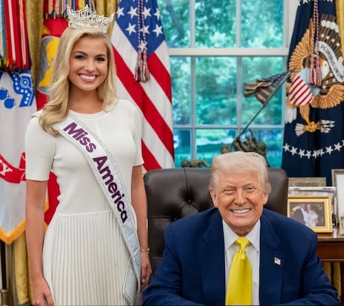 ابی استاکارد در کاخ سفید