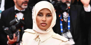 لباس خاص این مدل مشهور مسلمان روی فرش قرمز کن سر و صدا به پا کرد