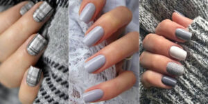 ایده طراحی ناخن با لاک طوسی؛ این رنگ لاک با هر لباسی ست می‌شود!