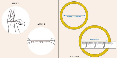 انتخاب سایز النگو