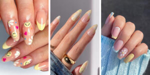 حالا که زرد کَره‌ای ترند شده، این طرح ناخن‌ها را بزنید و ترندی باشید