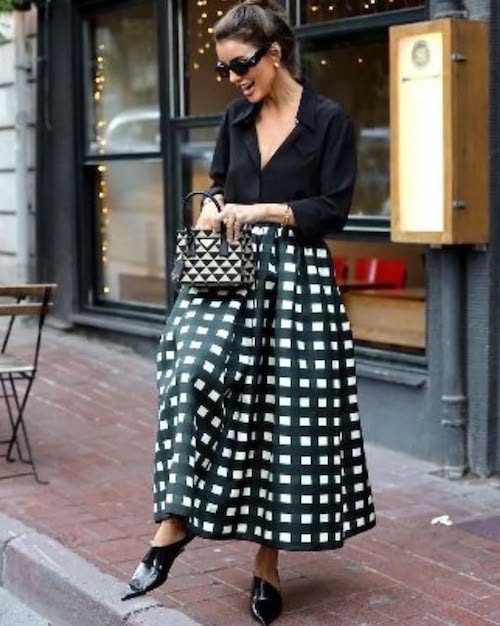 دامن گینگهام