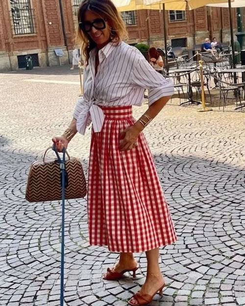 دامن گینگهام