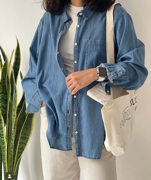 استایل تابستانی با شومیز جین