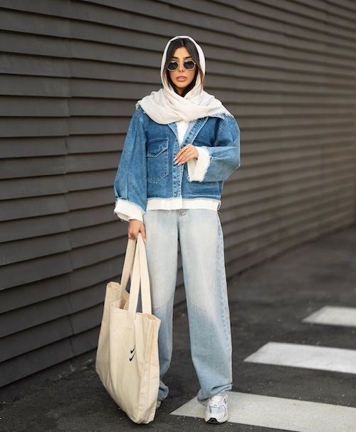 استایل تابستانی با شومیز جین