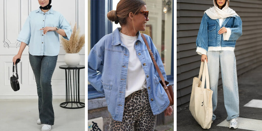پیراهن جین را در تابستان چگونه ست کنیم؟ ۱۸ ایده برای خیابان‌های گرم ایران