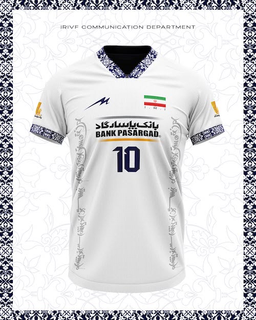 طراحی جدید لباس تیم والیبال