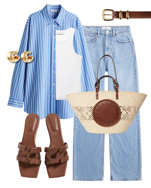 استایل با رنگ آبی آسمانی