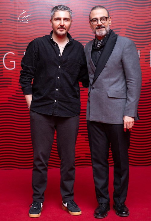 بازیگران تاسیان در کنسرت علیرضا قربانی