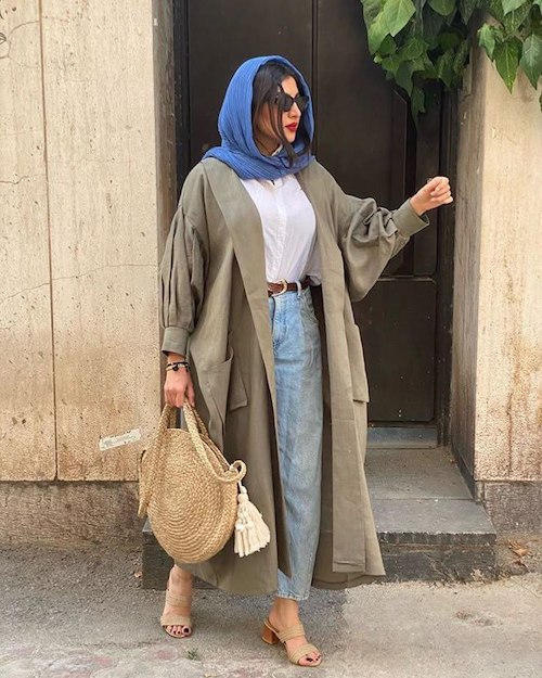 ست کردن مانتوهای بلند