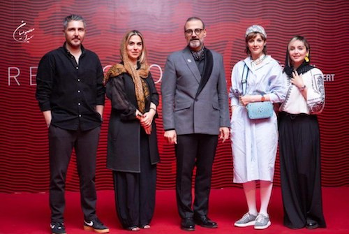 بازیگران تاسیان در کنسرت علیرضا قربانی