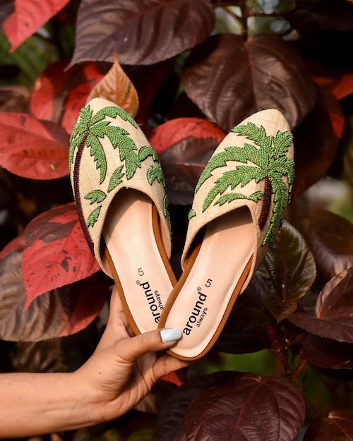 صندل‌های خاص گلدوزی‌شده