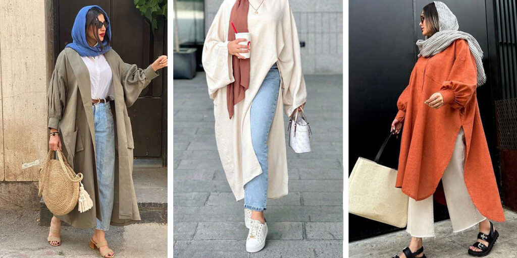 ست کردن مانتوهای بلند