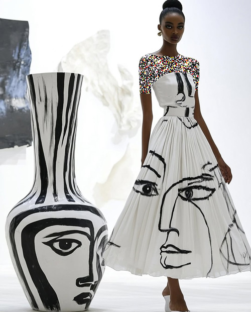 طراحی لباس با الهام از کوزهها