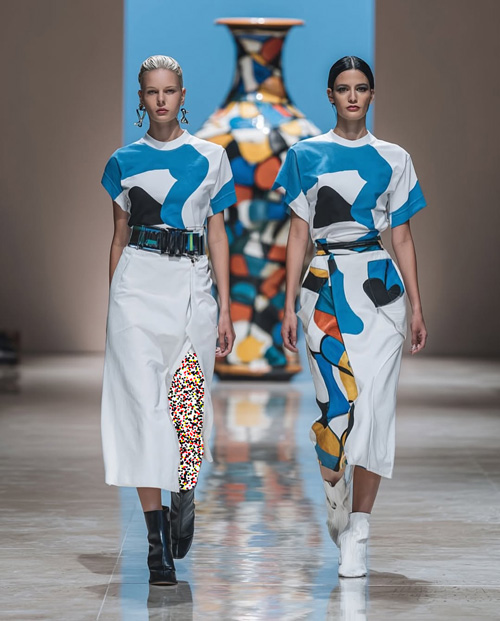 طراحی لباس با الهام از کوزهها