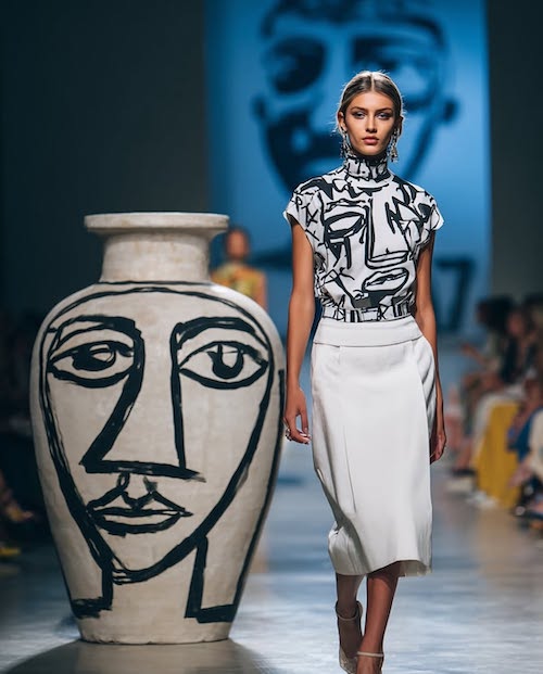 طراحی لباس با الهام از کوزهها