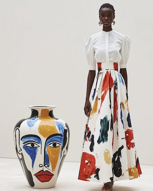 طراحی لباس با الهام از کوزهها