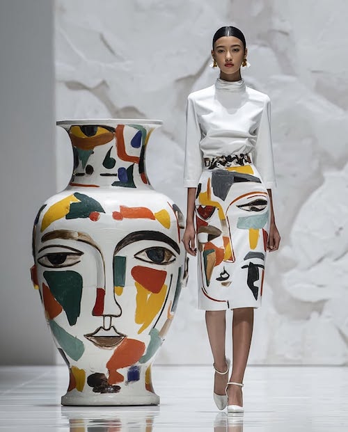 طراحی لباس با الهام از کوزهها