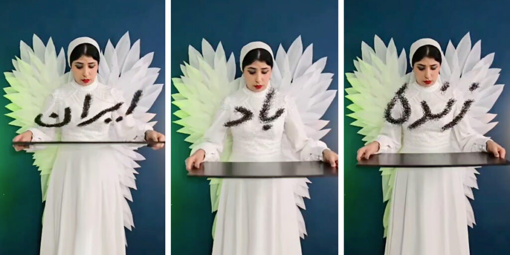 دختر مازندرانی با این استایل، وطن‌پرستی‌اش را به نمایش گذاشت