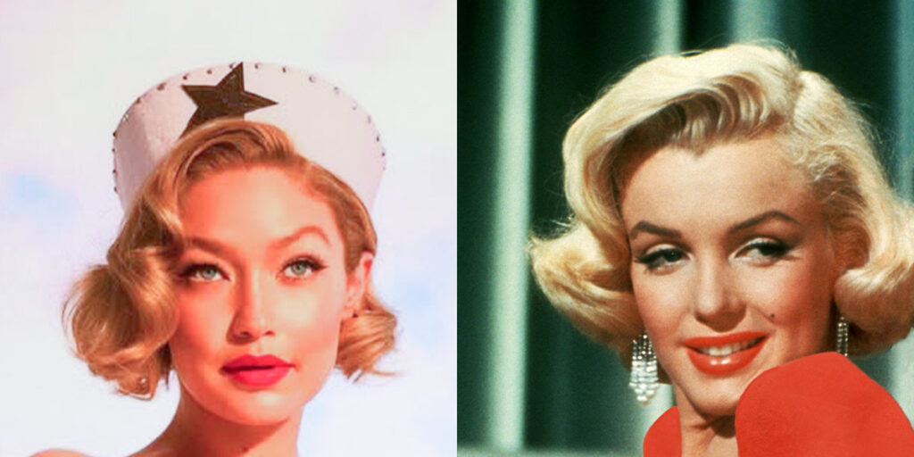 مرلین یا جی جی؟ تقلید عجیب مدل ویکتوریا سیکرت از مرلین مونرو خبرساز شد