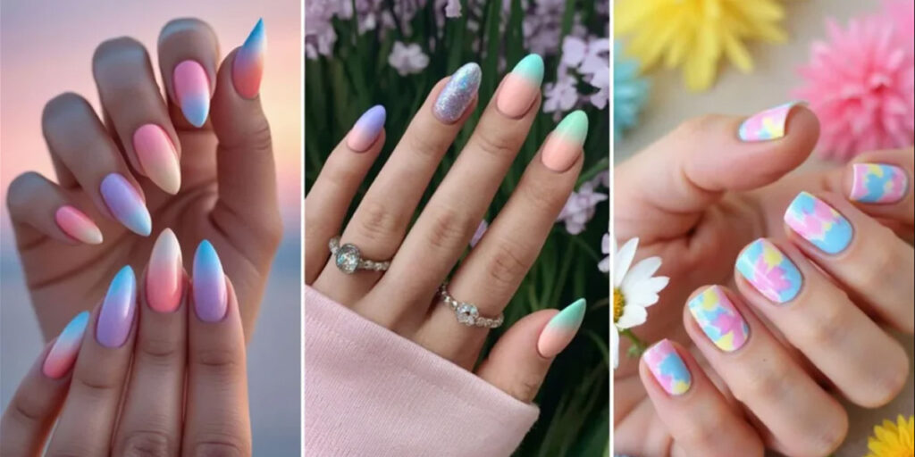 ۳۷ مدل طراحی ناخن با رنگ پاستلی؛ تابستان امسال خاص‌تر از همه باشید