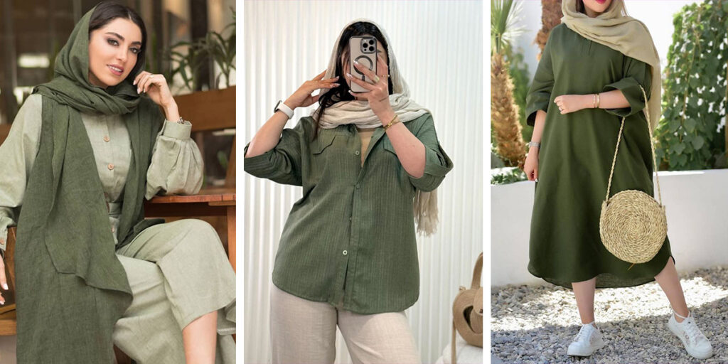 جنجال با سبز زیتونی؛ چگونه این رنگ شیک را به استایلمان بیاوریم؟